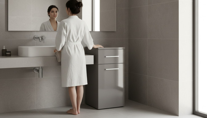 Regal Hängeschrank Regale Schränke Dekorative Badezimmer Möbel Schrank