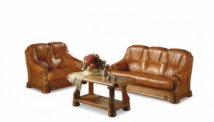 Sofagarnitur 3+2+1 Sitzer Klassischer Wohnlandschaft Sofas Couchen Polster Neu