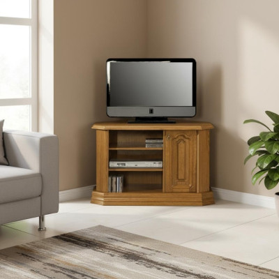 RTV Antik Stil Kommode Fernseh Barock Rokoko TV Hi Fi Schrank 100cm