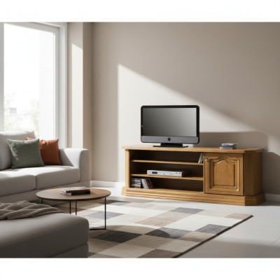 Landhaus RTV Antik Stil Kommode Fernseh Barock Rokoko TV HiFi Schrank