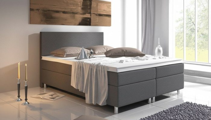 Boxspringbett Doppel Hotel Luxus Schlafzimmer Betten Komplett Sets Matratze Neu