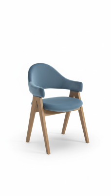 Luxus Sessel Set 8x Stuhl Gruppe Sitz Lehn Stühle Garnitur Holz Massiv