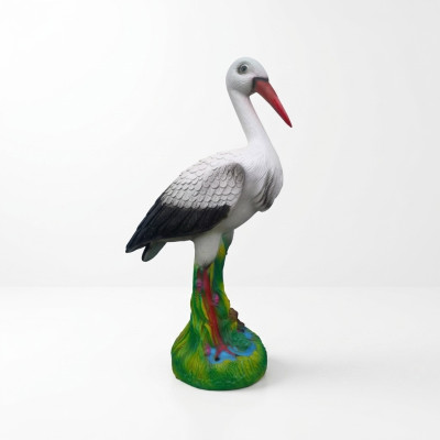 Abstrakter Storch Vogel Garten Dekoration Statue Skulpturen Figuren Skulptur Neu