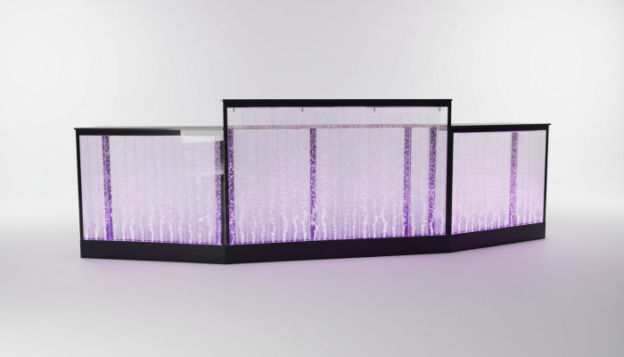 Tresen Regal Bar Wasser Wand Säule Beleuchtete Theke Regale Möbel