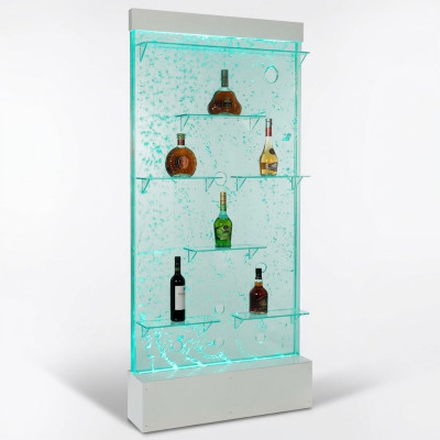 Regale Designer Beleuchtet Led Wasser Wand Bar Regal Säule Theke Wassersäulen