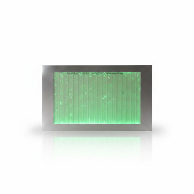 Wandpaneel mit Wasserblasen LED Wasserwand Designer Wasser Bild