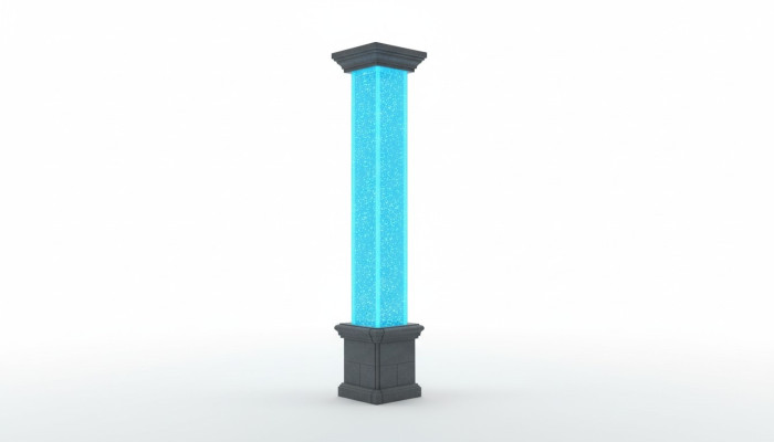 Designer 270cm Wassersäule xxl wasser säulen Bar Lokal Wasser Wand