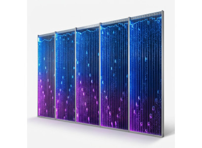 Moderne Trennwand Dekorative Wasser Wände LED Wasserwand Beleuchtete Wand