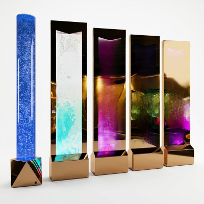 Trennwand Regal Schrank Dekorative Wasserwand Säule Wände Waterwall LED