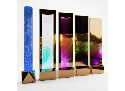 Trennwand Regal Schrank Dekorative Wasserwand Säule Wände Waterwall LED