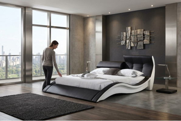 Multifunktion Bett Betten Ehebett Doppelbett Deko Polsterbett Schlafzimmer