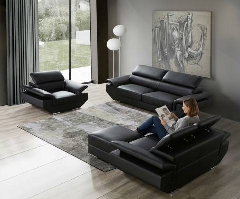 Multifunktions Sofagarnitur 3+2 Sitzer Set Design Sofa Polster Couchen