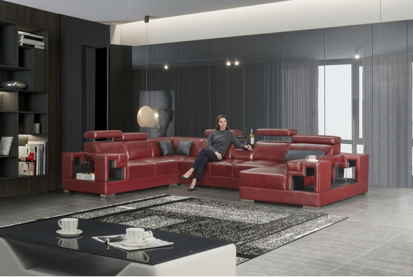 Wohnlandschaft Eckcouch Eckgarnitur Sofa Polster Eckcouch Couch