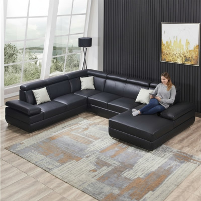 Moderne Sofa Eckgarnitur U Form Polster Ecke Couch Designer Sitz Möbel Couchen
