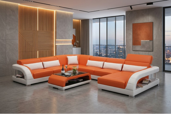 Sofa Couch Wohnlandschaft Eckgarnitur Ecksofa Polster Garnitur Sofas