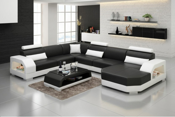 Couch Wohnlandschaft Eckgarnitur Ecksofa Polster Garnitur Sofas Couchen