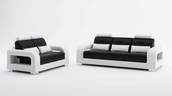 Sofagarnitur 3+2 Sitzer Set Design Sofa Polster Couchen Couch Modern