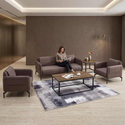 Design Polster Sitz Couch Garnitur Sofa Sofas Couchen Textil Stoff Büromöbel Neu