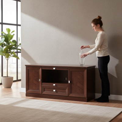 Designer RTV TV Kommode Anrichte Side Low Board Schrank Wohn Zimmer Regal Luxus