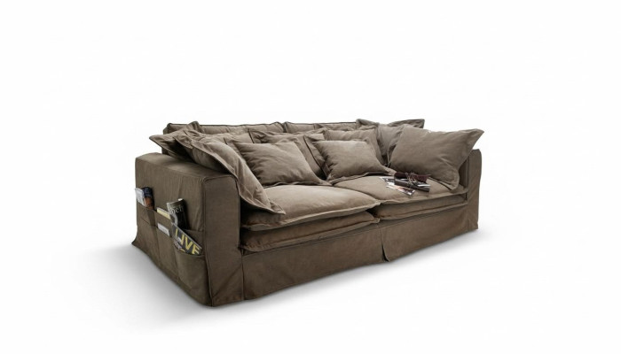 Sofa 4 Sitzer Stoffsofas Luxus Designer Couch Couchen big Polster Lümmel