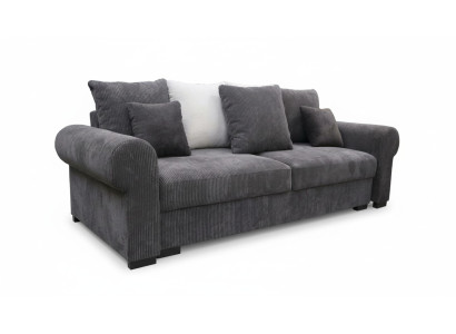 Schlafsofa big xxl Lümmel Wohnzimmer Couch 256cm Bettfunktion Sofa