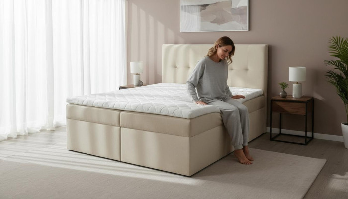 Design Chesterfield Betten Bett Doppelbett Hotel Luxus 180x200 Doppel Textil