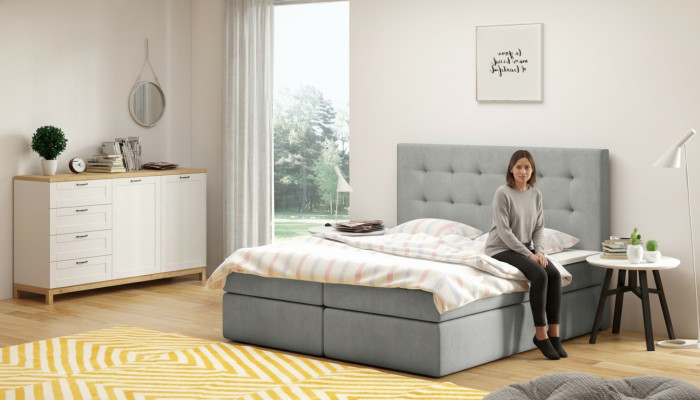 Bett Chesterfield Design Deko Luxus Hotel Betten 180x200cm Schlaf Zimmer