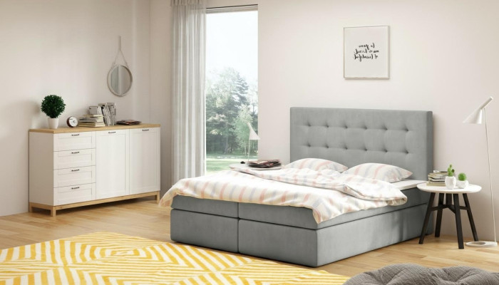 Bett Chesterfield Design Deko Luxus Hotel Betten 180x200cm Schlaf Zimmer