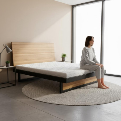 Bett Holz Betten Doppel Echtes Holz 160x200cm Schlafzimmer Massive Holzbetten