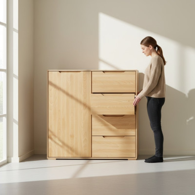Massive Kommode Anrichte Möbel Kommoden Echtholz Schränke Neu Schrank