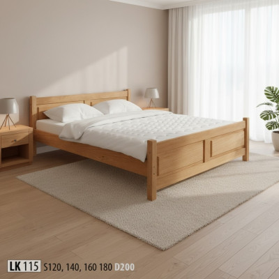 Betten Holzbett Echtes Holz Bett Schlafzimmer Hotel Stil Massive Möbel