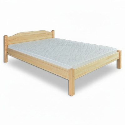 Holzbett Echtes Holz Bett Hotel 200x200 Stil Massive Möbel Schlafzimmer
