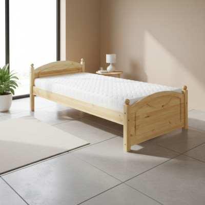 Bett Jugendbett Kiefer Kinderbett Vollholz Holzbett 100x200 mit Bettgestell Holz