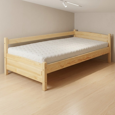 Massivholzbett Kiefer Holz Bettgestell 90x200 Vollholz Handarbeit Neu Gästebett