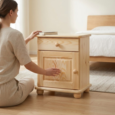 Nachttisch Holz Nachttische Tisch Konsolen massiv Konsolen Kommode Landhaus Stil