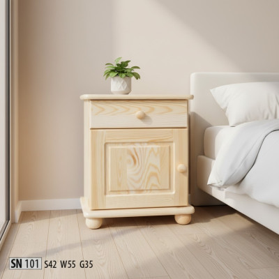 Nachttisch Holz Nachttische Tisch Konsolen massiv Konsolen Kommode Landhaus Stil