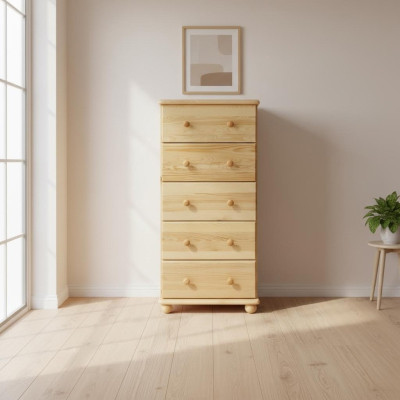 Kommode Hoch Schrank Schränke Echt Holz Kommode Vollholz Möbel Massivholz Neu