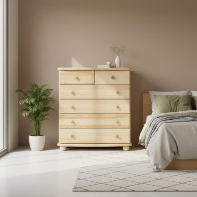 Massive Kommode Sideboard Möbel Massivholz Schränke Neu Anrichte Kommoden Schrank