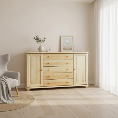 Massive Kommode Anrichte Schrank Möbel Kommoden Echtholz Schränke Neu Sideboard