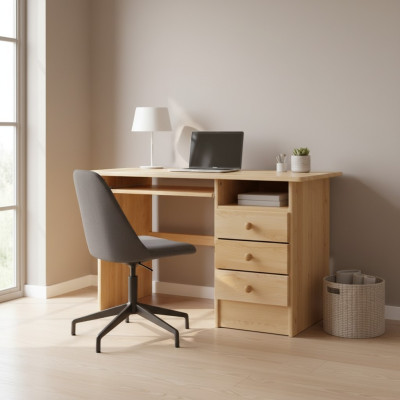 Schreibtisch Echtes Holz Holztisch Massiver Tisch Büromöbel Massiv Schreibtische