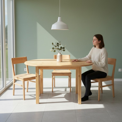 Esstisch Holz Tische Wohn Ess Zimmer Tisch 150x75 Massivholz Esstische Echtholz