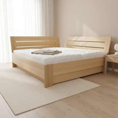 Holzbett Echtes Holz Bett Betten Schlafzimmer Hotel Landhaus Stil Massive Möbel