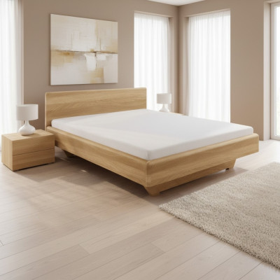 Design Massivholz Bett 180x200 Betten Eiche Holzbetten Schlafzimmer Bettgestell