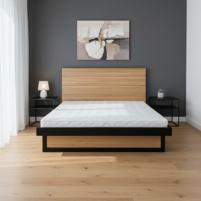 Design Holzbett xxl 180x200cm Bett Doppelbett Echtholz Schlafzimmer Hotel Betten