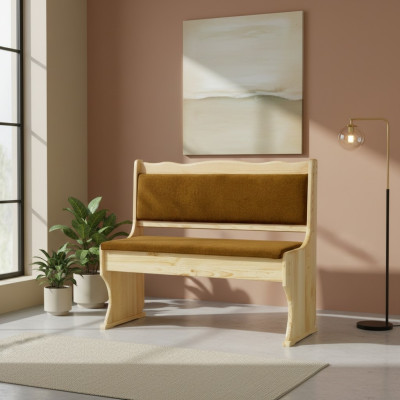 Bankgruppe Küchenbank 100cm Sitzbank Bank Esstisch Massivholz Natur Bänke Neu