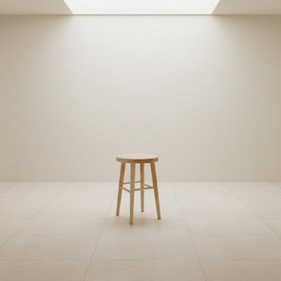 Sitzhocker Hocker hoch Holzhocker Massivholz Rund Sitzhocker Fußhocker Stühle