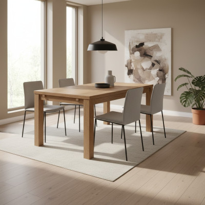 Tisch Holz 160x90cm Echte Esszimmer Möbel Tische Massive Holzmöbel Esstische Neu