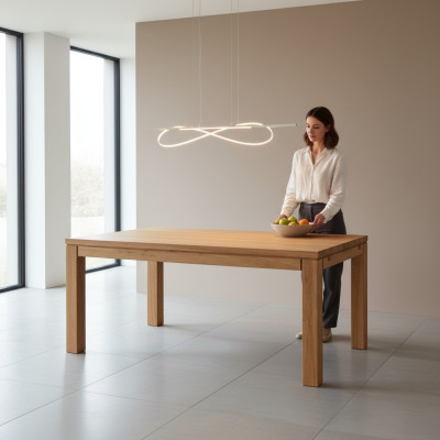 Moderner Tisch Esstisch Holz Holztisch Esszimmer Wohnzimmertisch Massivholz Neu