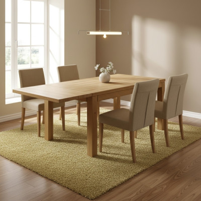 Esstisch Massiv Tisch Echt Holz Tische Eiche Esszimmer Massivem 120x80cm Küche