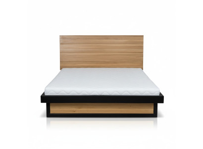 Modernes Bett Echtes Holz 140x200cm Design Betten Bettgestell Eiche Stil Neu